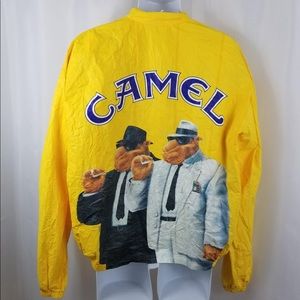 Vintage 80's Joe Camel Cigarettes Windbreaker